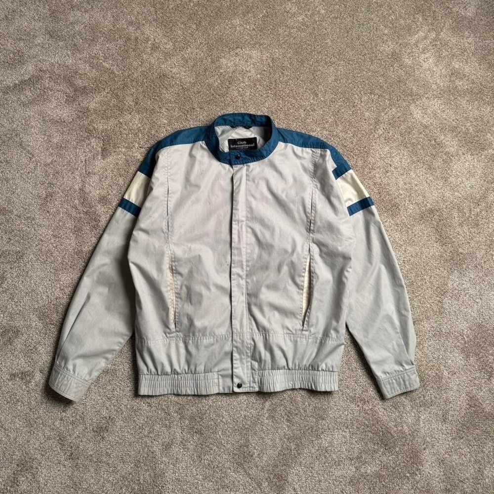 CLUB‎ INTERNATIONAL "SPLIT" RETRO TRACK JACKET